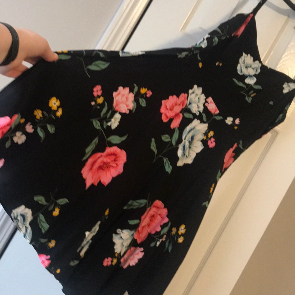 Floral Cami-Dress with skater skirt